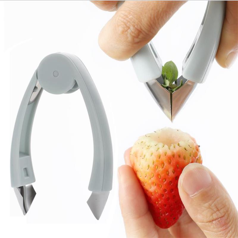 Pineapple Corer Slicer - Edelstahl Tomaten Stiel Erdbeere Blatt Entferner