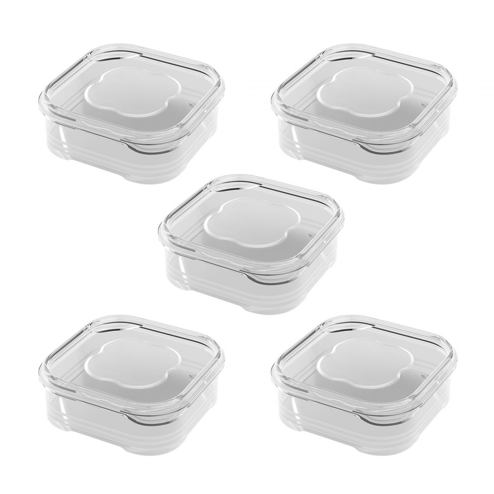 Meal Prep Seafood - 5x Lebensmittelbehälter für den Kühlschrank, Obst-