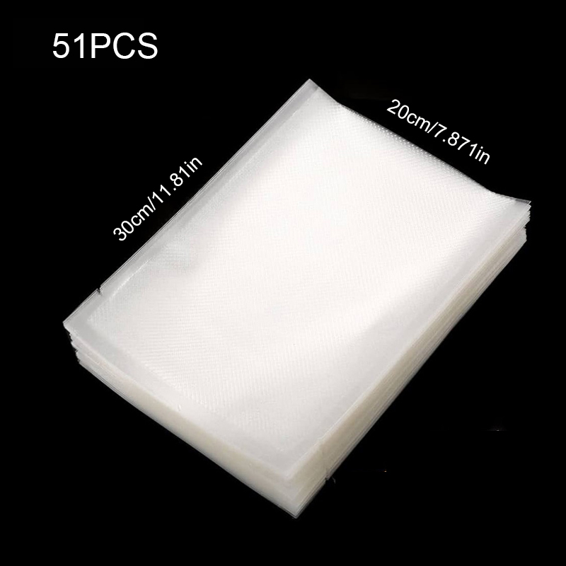Meal Prep Vacuum Seal Containers - 50 Stück/Lot BPA-freie Vakuum-Lebensmittelbeutel, vakuumversiegelte Aufbewahrungsbeutel