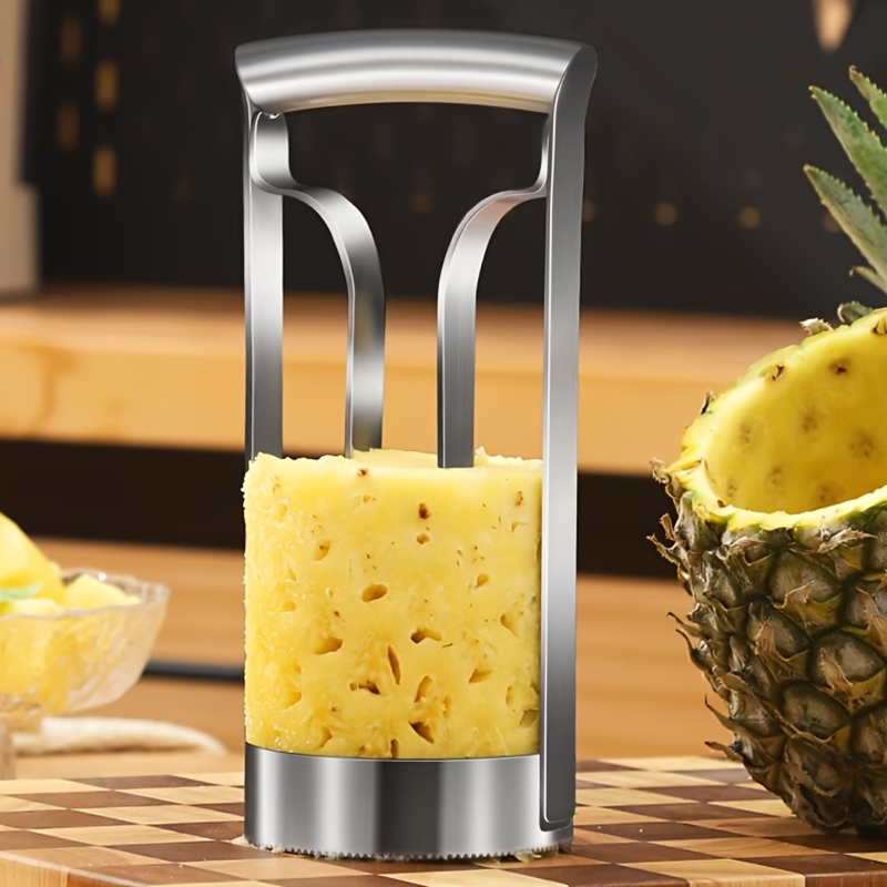 Pineapple Corer Slicer - Ananas-Schäler, Kernentferner, Schneidewerkzeug, Ananas-Schneider, Kernseparator, Frucht-Herzreibe-Werkzeug