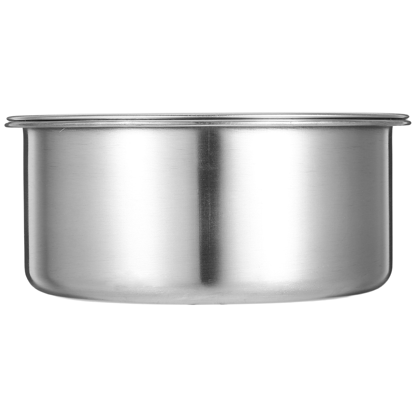Meal Prep Eggs - Edelstahl-Eierdämpfschale 14 cm mit Deckel, Mehrzweck-Lebensmittelbehälter