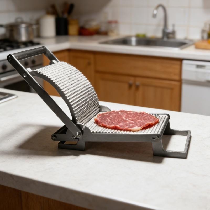 Meal Prep With Chicken - Manueller Fleischklopfer aus Edelstahl mit Hammer