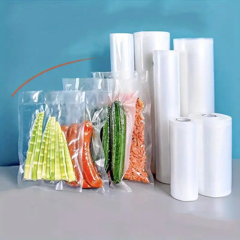 Meal Prep Vacuum Seal Containers - 500 cm/Rollen Lebensmittel-Vakuumbeutel für Sous-Vide-Aufbewahrung, Verpackungsbeutel