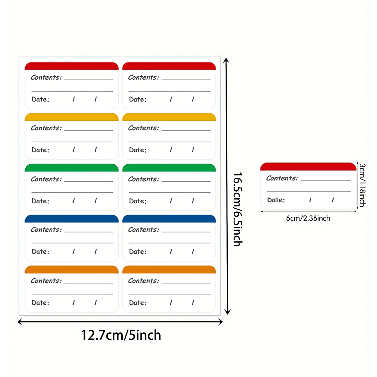 100 Stück Gefrierfach-Etikette – Meal Prep List Bewertung und Preis