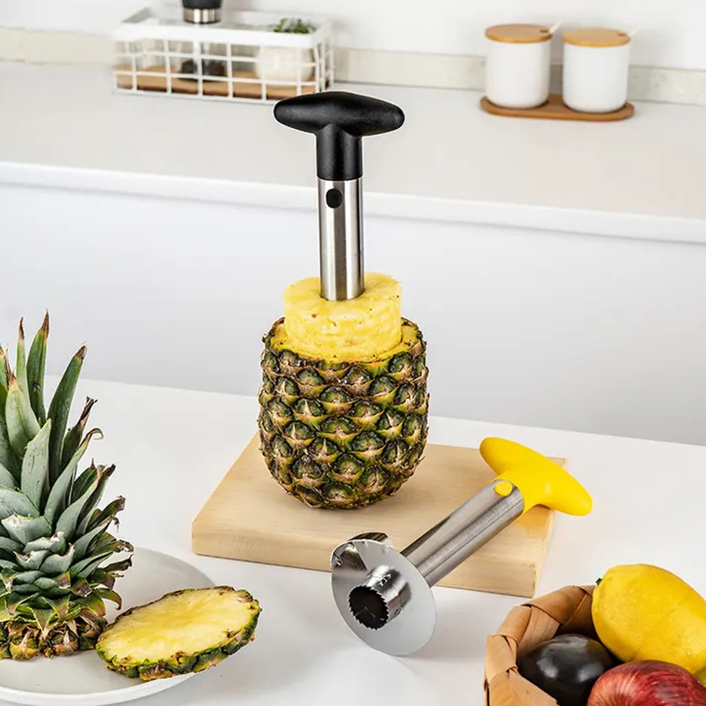 Edelstahl-Ananasschäler, -Entk – Pineapple Corer Slicer Bewertung und Preis