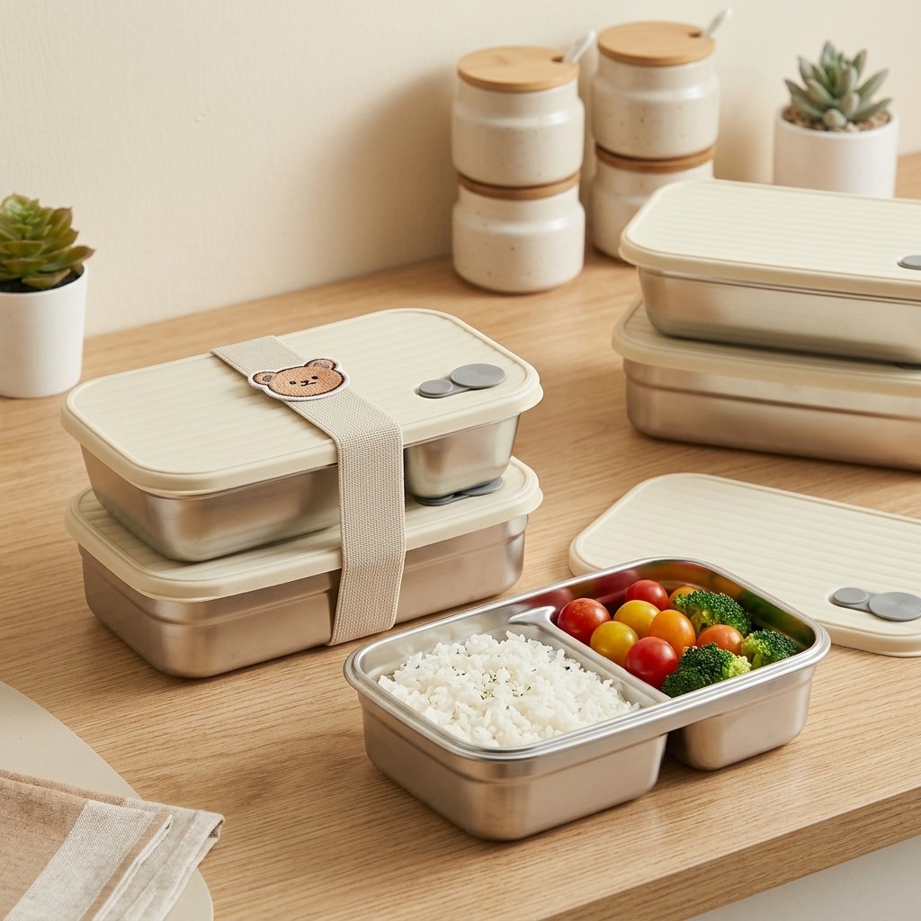 Edelstahl Bento-Box Metall-Lun – Meal Prep List Bewertung und Preis