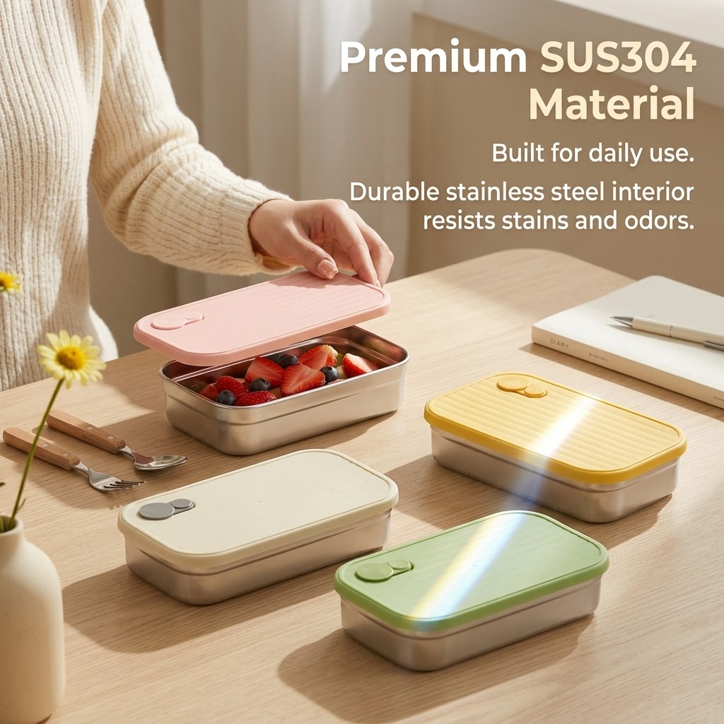 Edelstahl Bento-Box Metall-Lun – Meal Prep List Bewertung und Preis