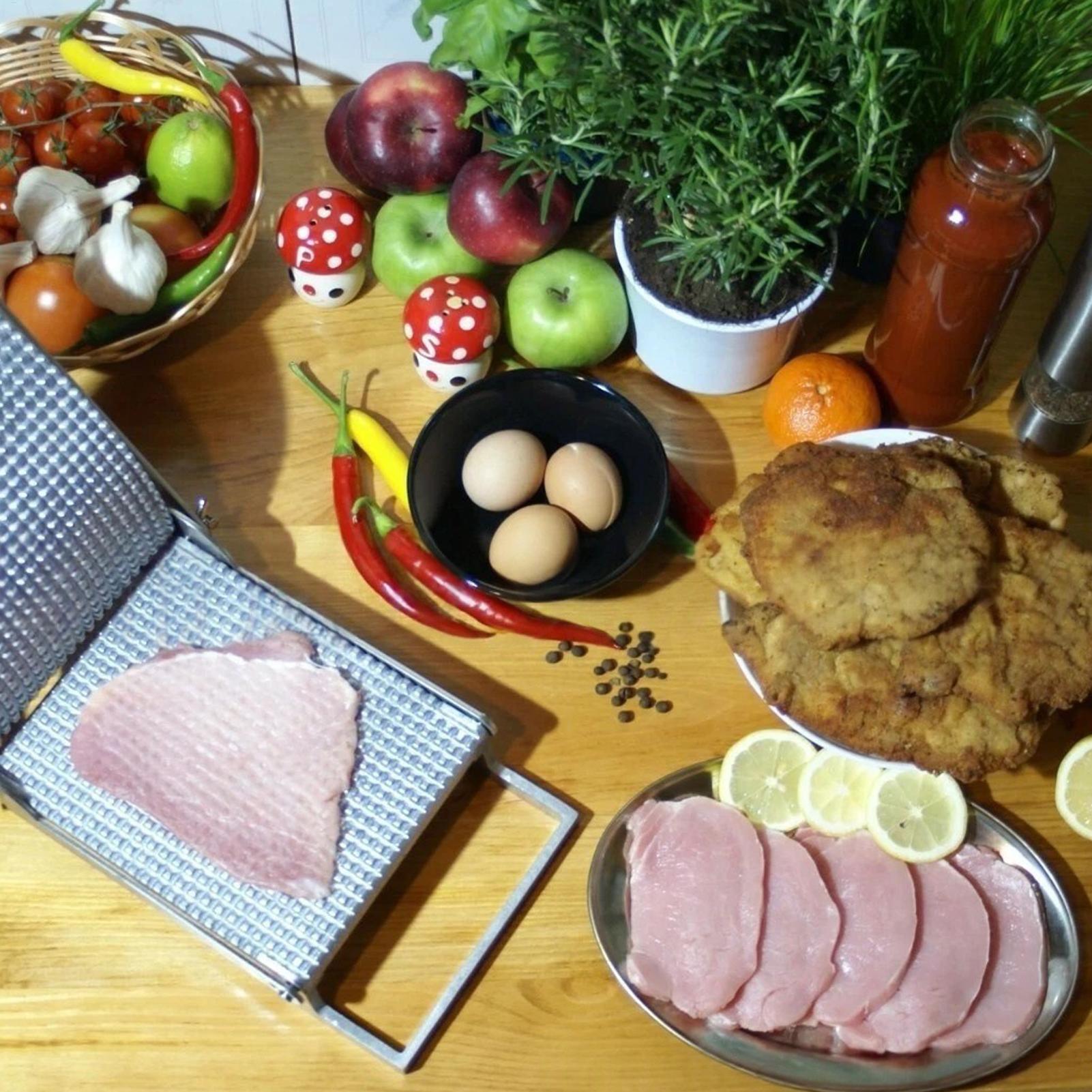 Fleischklopfer aus Edelstahl,  – Meal Prep With Chicken Bewertung und Preis