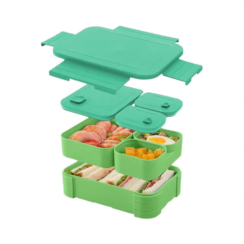 Moderne Bento-Lunchbox mit 4 F – Meal Prep For Office Bewertung und Preis