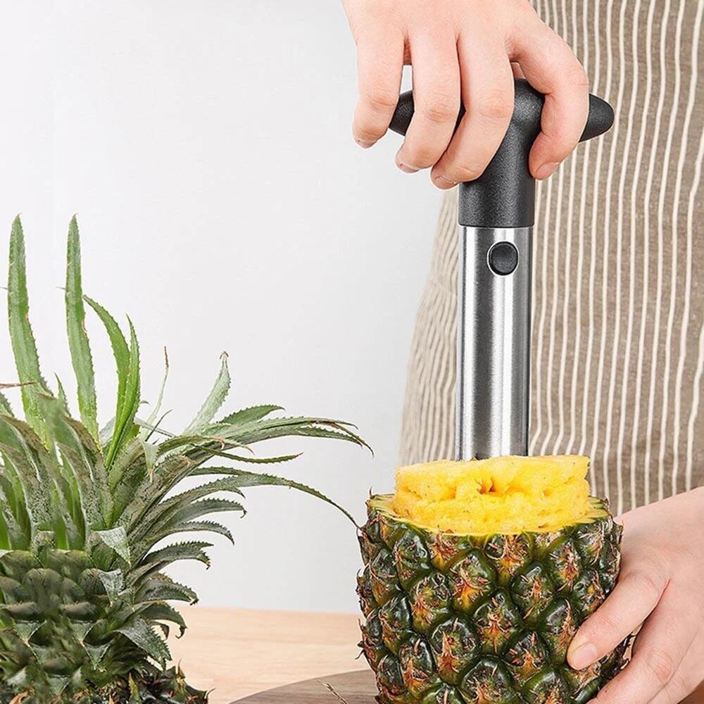 Edelstahl-Ananasschäler, Anana – Pineapple Corer Slicer Bewertung und Preis
