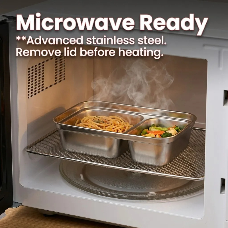 Mikrowellengeeignetes 304 Edel – Meal Prep For Office Bewertung und Preis