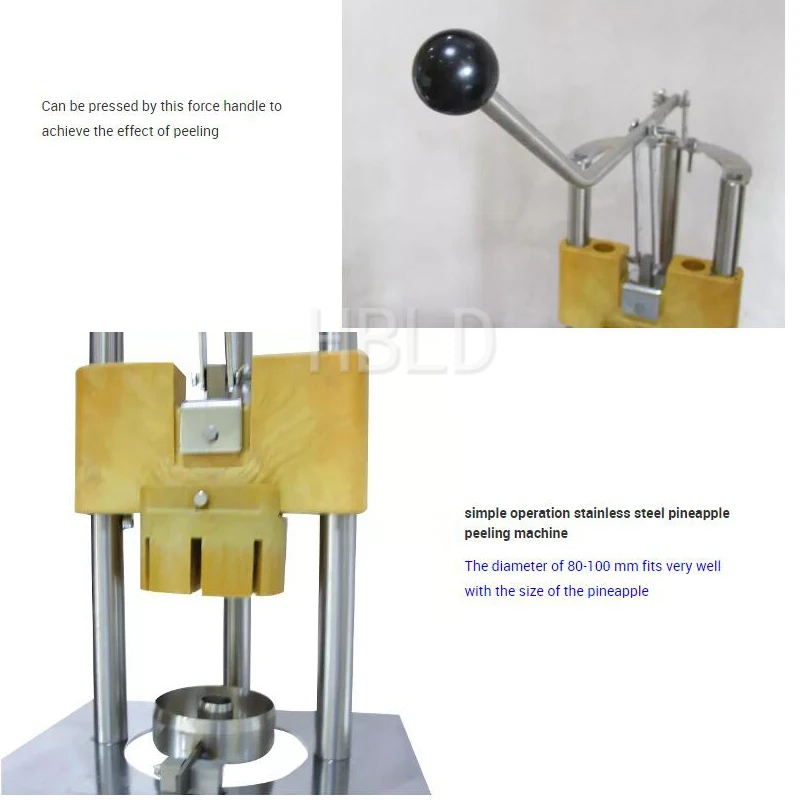 Manuelle Ananas-Schälmaschine, – Pineapple Corer Slicer Bewertung und Preis