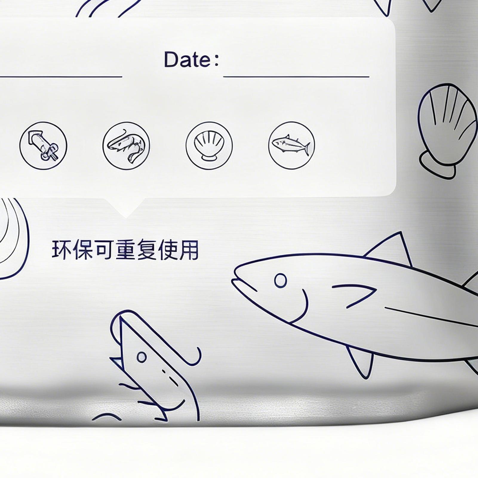 Aluminium-Aufbewahrungsbeutel, – Meal Prep Seafood Bewertung und Preis