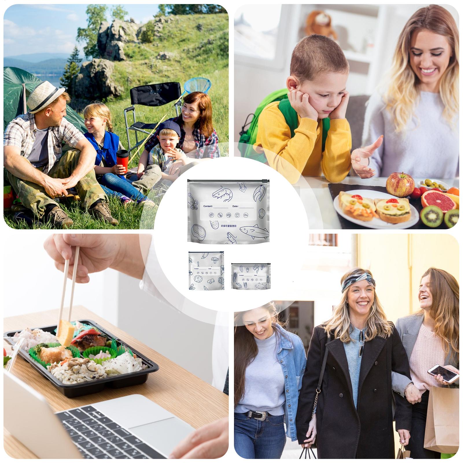 Aluminium-Aufbewahrungsbeutel, – Meal Prep Seafood Bewertung und Preis