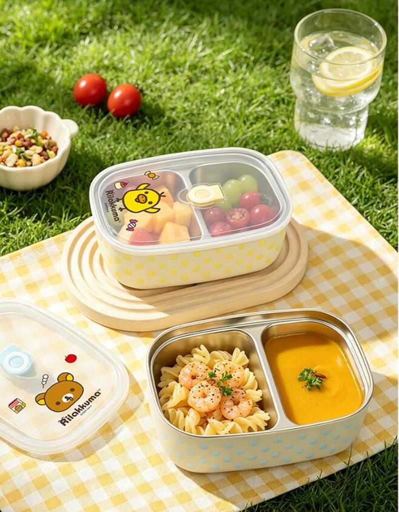 Rilakkuma Edelstahl-Bento-Box, – Meal Prep For Office Bewertung und Preis